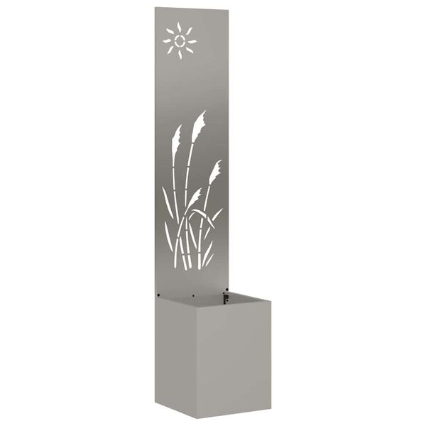 vidaXL Kertv&eacute;dő v&aacute;szon Rozsd&aacute;s 32 x 140 cm időj&aacute;r&aacute;s&aacute;ll&oacute; ac&eacute;l