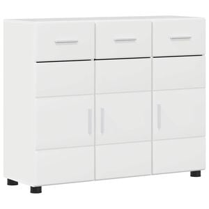 vidaXL Sz&eacute;f FLORIN 88,5 x 30,5 x 73 cm Magas F&eacute;nyű Feh&eacute;r Faanyag