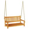 vidaXL Kerti hinta pad 2 -Seater 110 x 56 x 58,5 cm T&ouml;m&ouml;r Ak&aacute;cfa