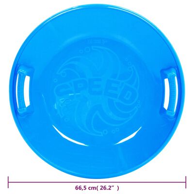 vidaXL kék polipropilénből szánkó 66,5 cm