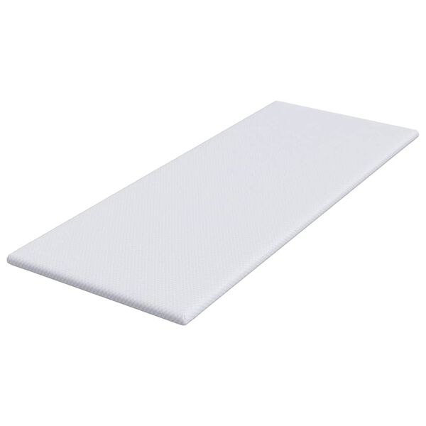 vidaXL Matrac topper Feh&eacute;r 70 x 200 cm Jacquard Sz&ouml;vet