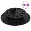 vidaXL 10 db &aacute;ll&iacute;that&oacute; l&aacute;b deszk&aacute;zathoz 25-40 mm