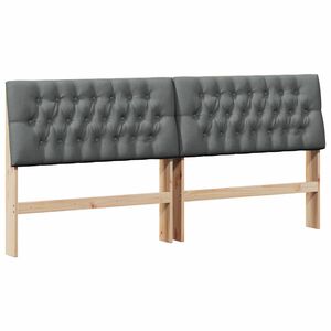 vidaXL K&aacute;rpitozott fejt&aacute;mla S&ouml;t&eacute;tsz&uuml;rke 200 cm T&ouml;m&ouml;r fenyőfa