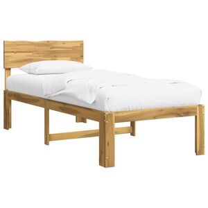 vidaXL Egyszem&eacute;lyes &Aacute;gykeret Fejt&aacute;ml&aacute;val ROSTOCK Feh&eacute;r 80 x 200 cm