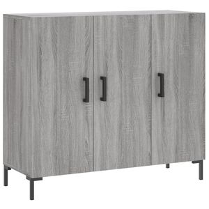 vidaXL sz&uuml;rke sonoma sz&iacute;nű szerelt fa t&aacute;lal&oacute;szekr&eacute;ny 90 x 34 x 80 cm
