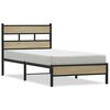 vidaXL sonoma t&ouml;lgy sz&iacute;nű szerelt fa &aacute;gykeret matrac n&eacute;lk&uuml;l 90x200 cm