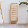 vidaXL t&ouml;m&ouml;r fenyőfa lamell&aacute;s szekr&eacute;nyajt&oacute; 61,5x29,5 cm
