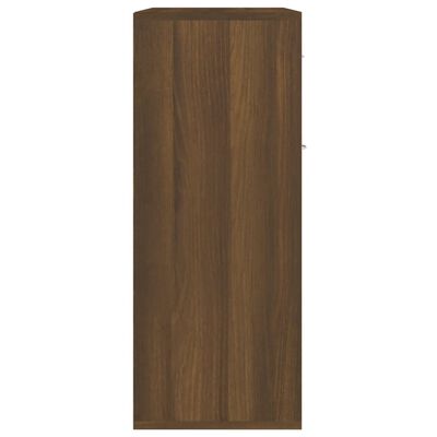 vidaXL barna tölgy színű szerelt fa tálalószekrény 60 x 30x 75 cm