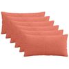 vidaXL P&aacute;rna huzat 6 pcs ALMELO Piros Narancs 40 x 80 cm cord