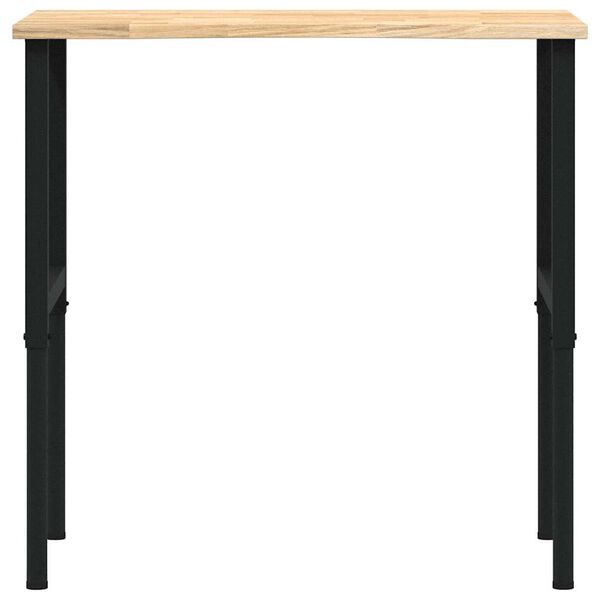 vidaXL t&ouml;m&ouml;r t&ouml;lgyfa munkapad 100 x 60 x (71,5-98) cm