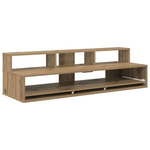 vidaXL St&uacute;di&oacute; &iacute;r&oacute;asztal K&eacute;zműves T&ouml;lgy 130 x 42,5 x 36 cm Szerelt Fa