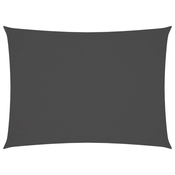 vidaXL antracitsz&uuml;rke t&eacute;glalap alak&uacute; oxford-sz&ouml;vet napvitorla 2x3,5 m