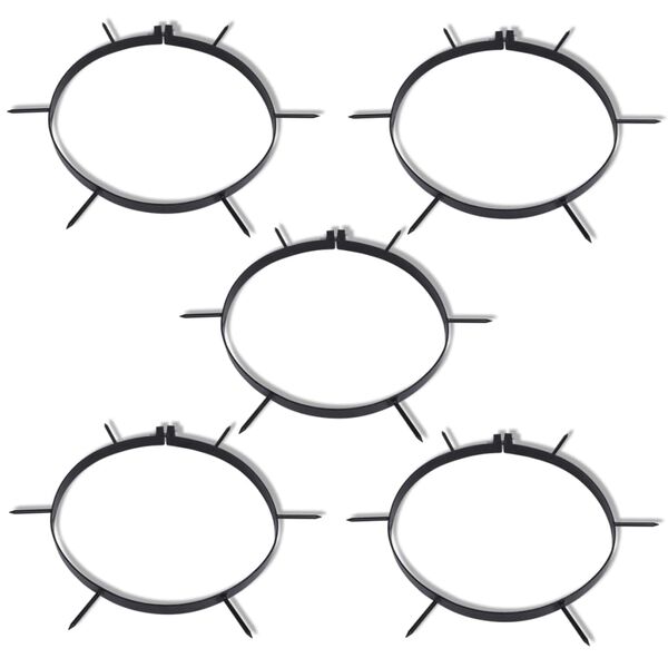 Gyephenger 5 szellőztető szalaggal 30 cm fekete