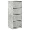 vidaXL betonsz&uuml;rke szerelt fa t&aacute;lal&oacute;szekr&eacute;ny 37,5x35x99 cm