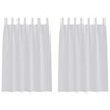 vidaXL Voile F&uuml;gg&ouml;ny 2 db Vil&aacute;gossz&uuml;rke 140 x 140 cm Poli&eacute;szter