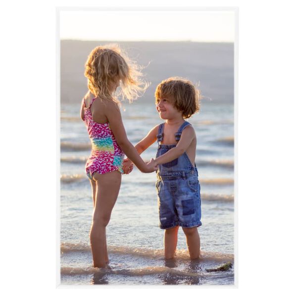 vidaXL 3 db feh&eacute;r MDF asztali f&eacute;nyk&eacute;pkeret 13 x 18 cm