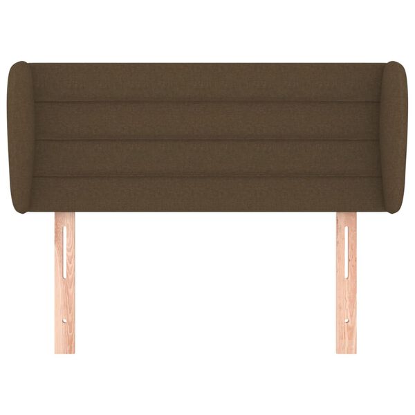 vidaXL s&ouml;t&eacute;tbarna sz&ouml;vet fejt&aacute;mla 103x23x78/88 cm