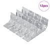 vidaXL Konzol 12 Horganyzott 106 x 55 x 1,5mm Ac&eacute;l