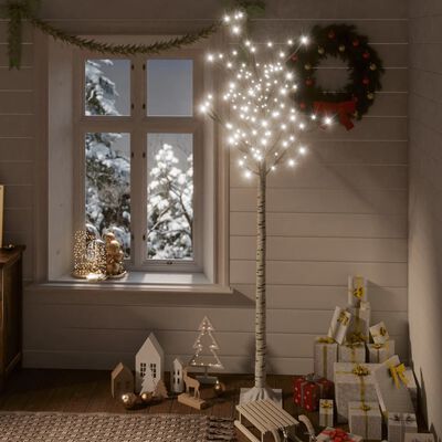 vidaXL 180 LED-es beltéri/kültéri hideg fehér fűz karácsonyfa 1,8 m
