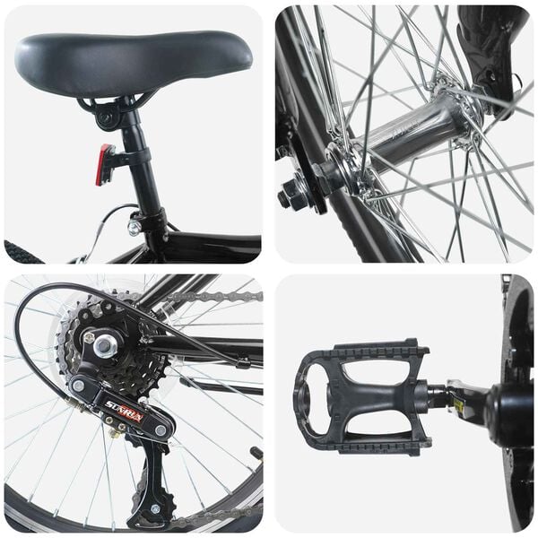 vidaXL Gyerek Bicikli 20 H&uuml;velyk 6-Speed 6-11 &eacute;ves korig aj&aacute;nlott