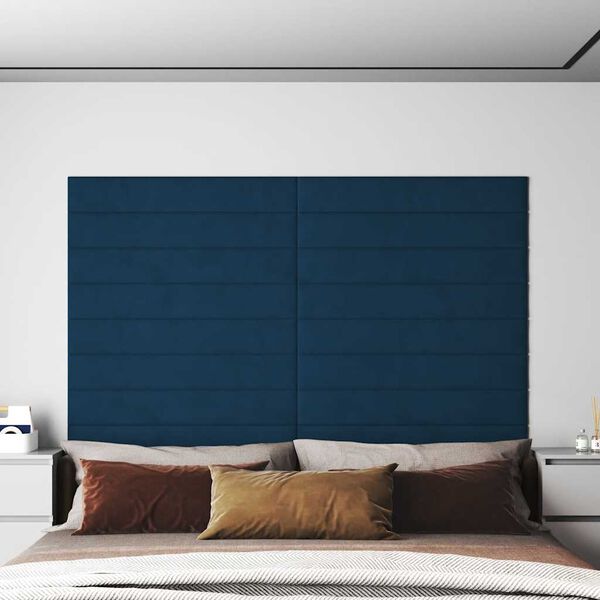 vidaXL 12 db k&eacute;k b&aacute;rsony fali panel 90x15 cm 1,62 m&sup2;