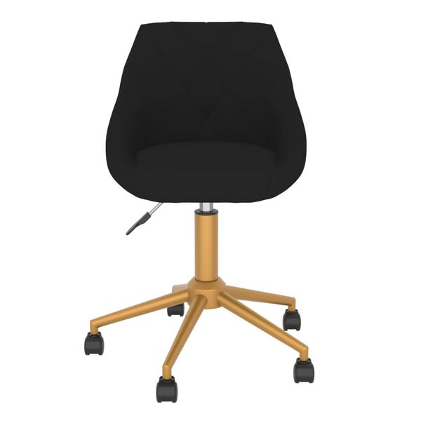 vidaXL 4 db fekete b&aacute;rsony forg&oacute; &eacute;tkezősz&eacute;k