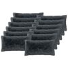 vidaXL P&aacute;rna huzat 12 pcs HEERLEN Antracitsz&uuml;rke 40 x 80 cm