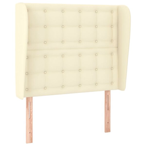 vidaXL kr&eacute;msz&iacute;nű műbőr fejt&aacute;mla sz&aacute;rnyakkal 83 x 23 x 118/128 cm