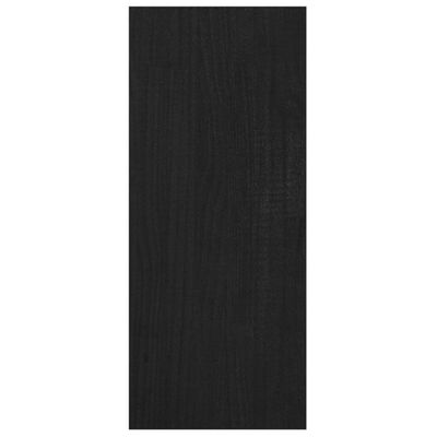 vidaXL fekete fenyőfa könyvszekrény térelválasztó 100 x 30 x 71,5 cm