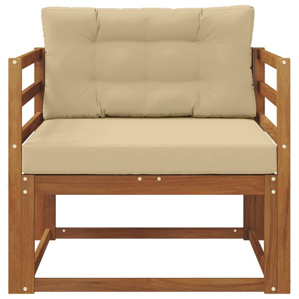 vidaXL K&uuml;lt&eacute;ri k&ouml;z&eacute;pső kanap&eacute; T&ouml;m&ouml;r Ak&aacute;cfa Term&eacute;szetes