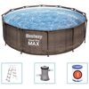 Bestway Steel Pro MAX Deluxe Series kerek medenceszett 366 x 100 cm