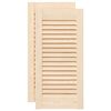 vidaXL 2 db t&ouml;m&ouml;r fenyőfa lamell&aacute;s szekr&eacute;nyajt&oacute; 61,5x29,5 cm