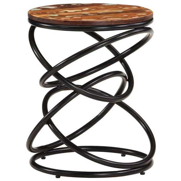 vidaXL t&ouml;m&ouml;r &uacute;jrahasznos&iacute;tott fa v&eacute;gasztal 40 x 40 x 52 cm