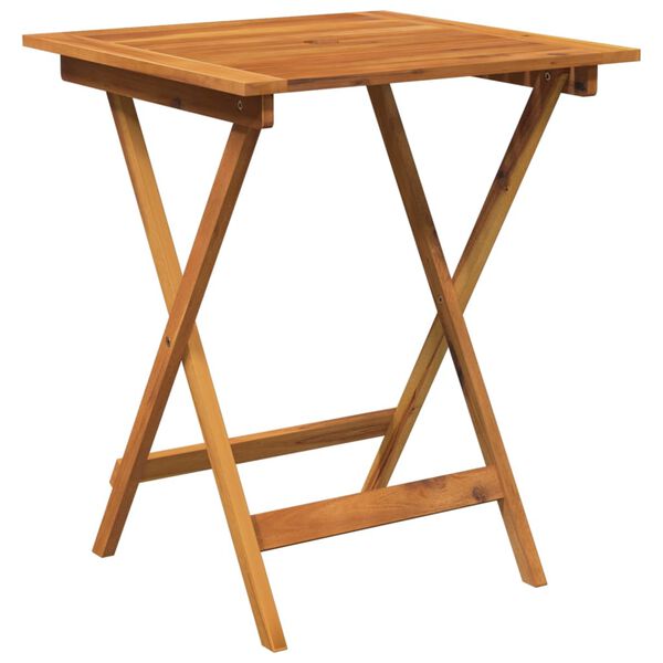 vidaXL 3 r&eacute;szes &ouml;sszecsukhat&oacute; t&ouml;m&ouml;r ak&aacute;cfa kerti &eacute;tkezőszett