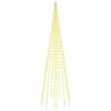 vidaXL kar&aacute;csonyfa z&aacute;szl&oacute;r&uacute;don 310 meleg feh&eacute;r LED-del 300 cm