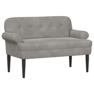 vidaXL Gombra tűz&ouml;tt loveseat Vil&aacute;gossz&uuml;rke 120 x 66 x 78 cm B&aacute;rsony