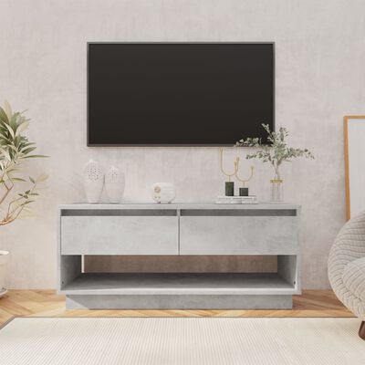 vidaXL betonszürke forgácslap TV-szekrény 102 x 41 x 44 cm