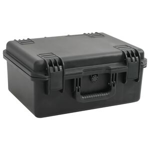 vidaXL fekete PP hordozhat&oacute; rep&uuml;lős tok 49 x 38 x 23 cm