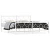 vidaXL feh&eacute;r f&eacute;m &aacute;gykeret fej- &eacute;s l&aacute;bt&aacute;ml&aacute;val 183 x 213 cm