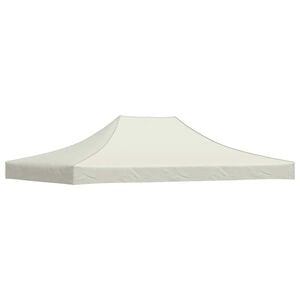 vidaXL kr&eacute;msz&iacute;nű tető partis&aacute;torhoz 4 x 3 m 270 g/m&sup2;
