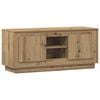 vidaXL TV szekr&eacute;ny 102 x 35 x 45 cm Artisan t&ouml;lgy Faanyag