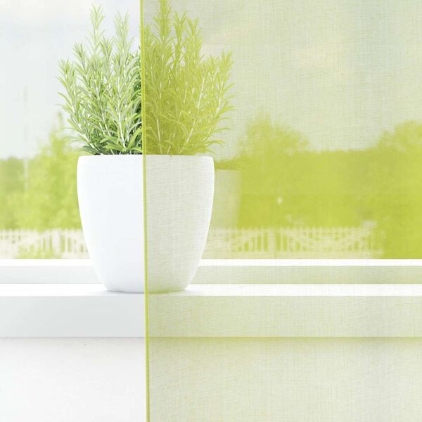 vidaXL 2 db almazöld fátyolfüggönyök rojtokkal 140x225 cm