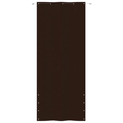 vidaXL barna oxford-szövet erkélyparaván 100 x 240 cm