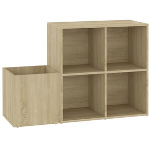 vidaXL sonoma szerelt fa előszobai cipősszekr&eacute;ny 105 x 35,5 x 70 cm