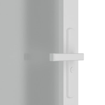 vidaXL fehér matt üveg és alumínium beltéri ajtó 93 x 201,5 cm