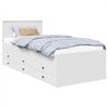 vidaXL Nappali&aacute;gy fi&oacute;kkal Feh&eacute;r &eacute;s fekete 90 x 200 cm Faanyag