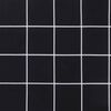 vidaXL 2 db fekete kockás szövet kerti padpárna 150 x 50 x 7 cm