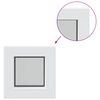 vidaXL Pince ablak RISOR 30 x 30 cm PVC &eacute;s &Uuml;veg