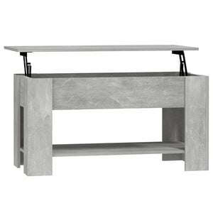 vidaXL betonsz&uuml;rke szerelt fa doh&aacute;nyz&oacute;asztal 101 x 49 x 52 cm