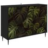 vidaXL Sz&eacute;f ELBURG Fekete T&ouml;lgy 102 x 33 x 76 cm Szerelt Fa
